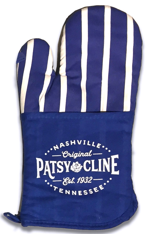 Patsy Cline Nashville Original Blue Oven Mitt