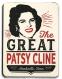 The Great Patsy Cline Wood Magnet