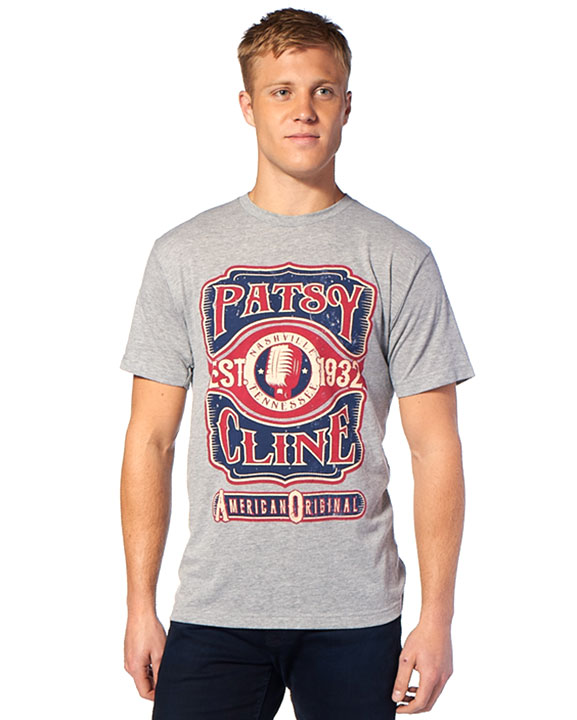 Patsy Cline American Original Gray Crew